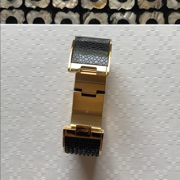 Swarovski // Black & Gold Bangle - Picture 5 of 7
